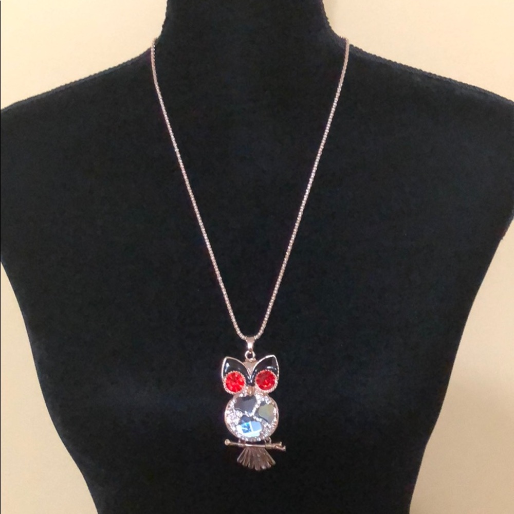 KATGI new Halloween owl necklace